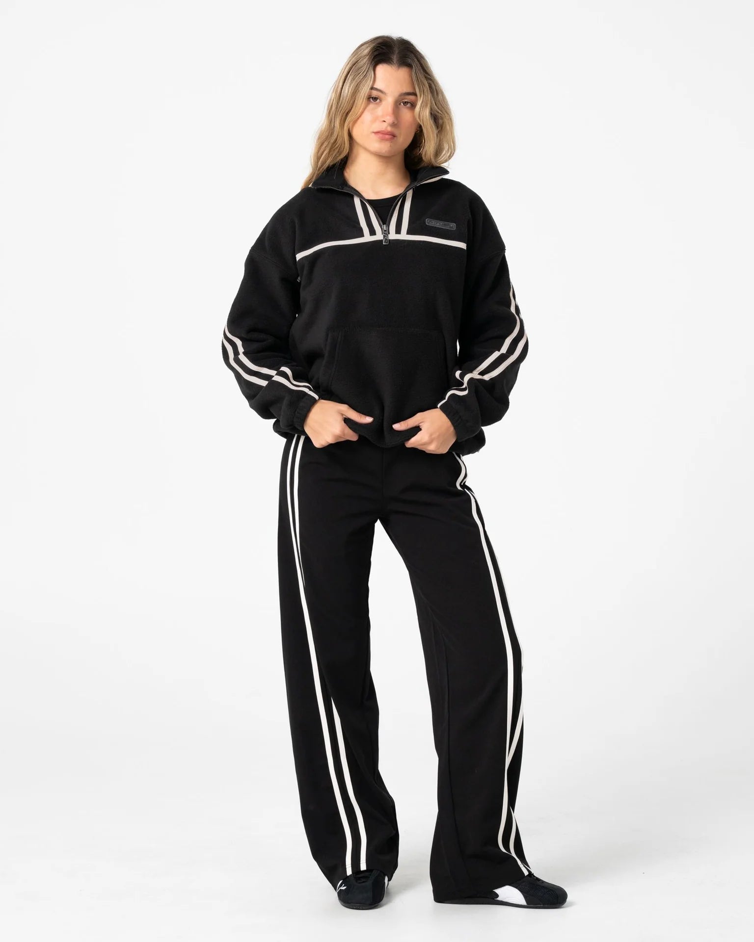 Rusty Bind Me Up Contrast Polar Fleece