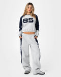 Rusty Harvest Cropped Crew Fleece