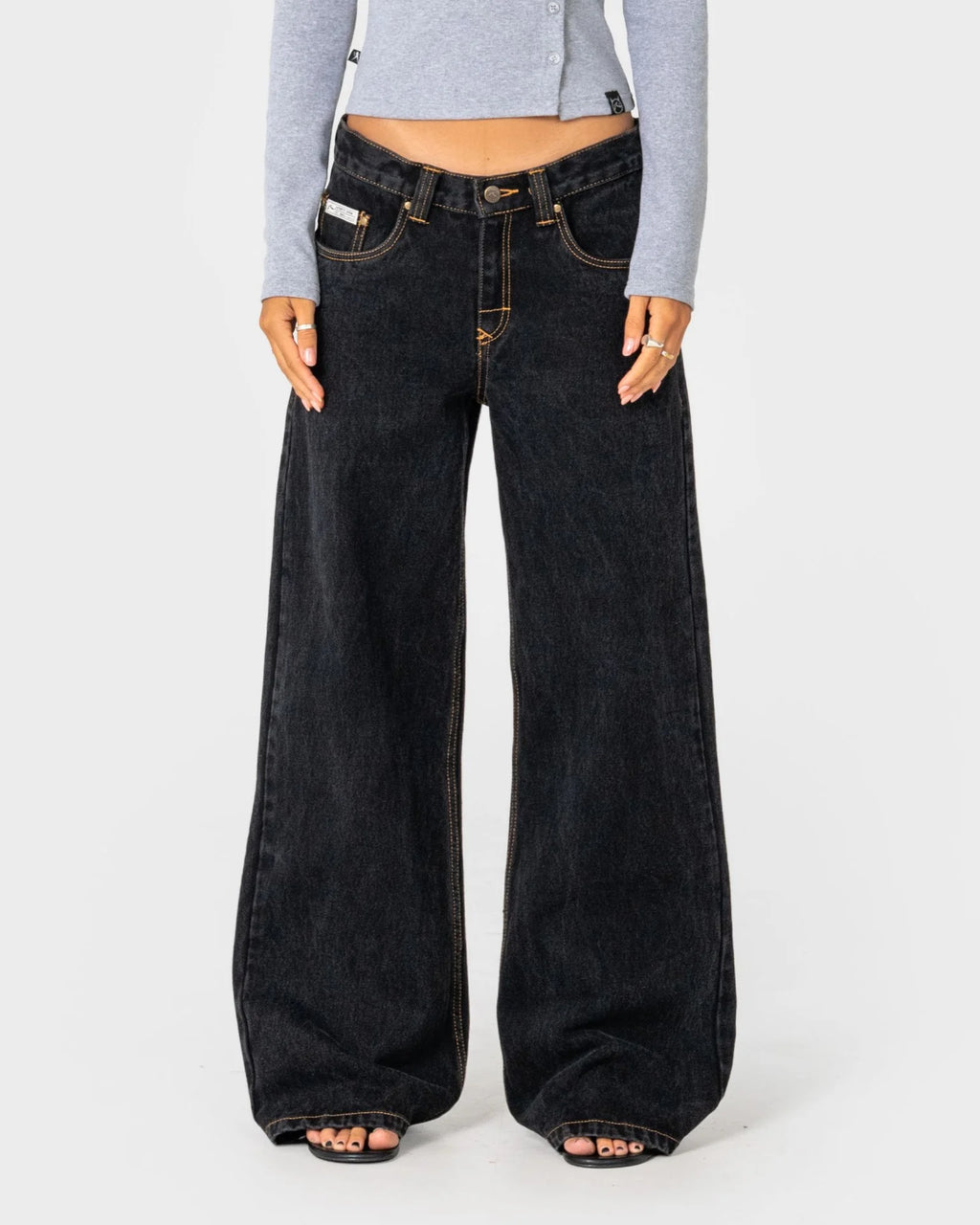Rusty Wendy Wide Low Rise Jean