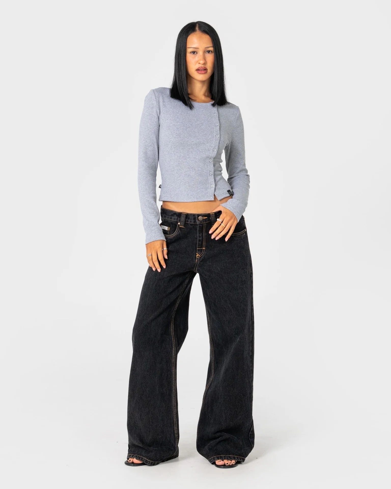 Rusty Wendy Wide Low Rise Jean