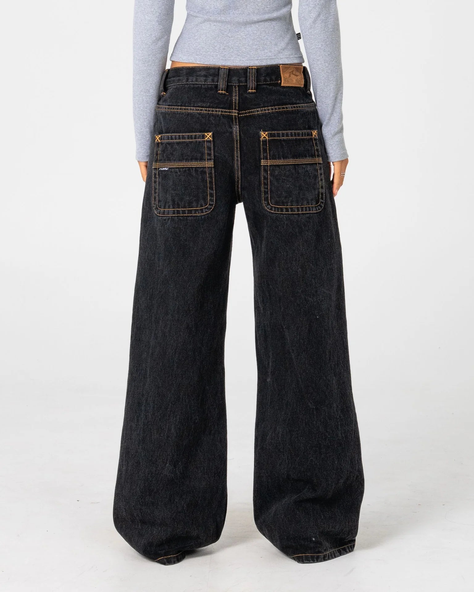 Rusty Wendy Wide Low Rise Jean