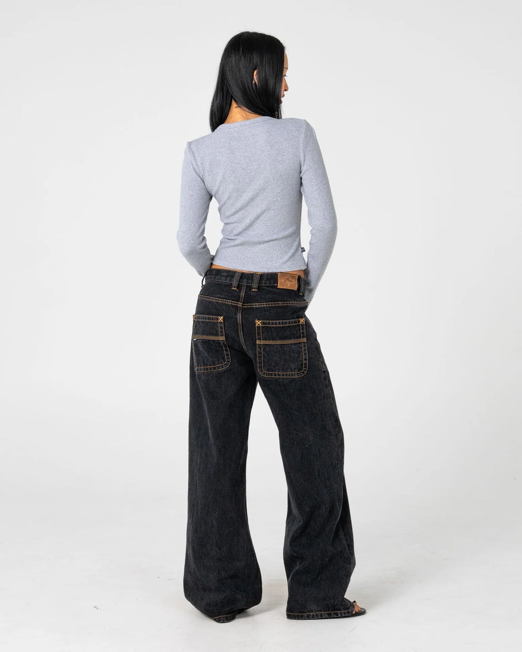 Rusty Wendy Wide Low Rise Jean