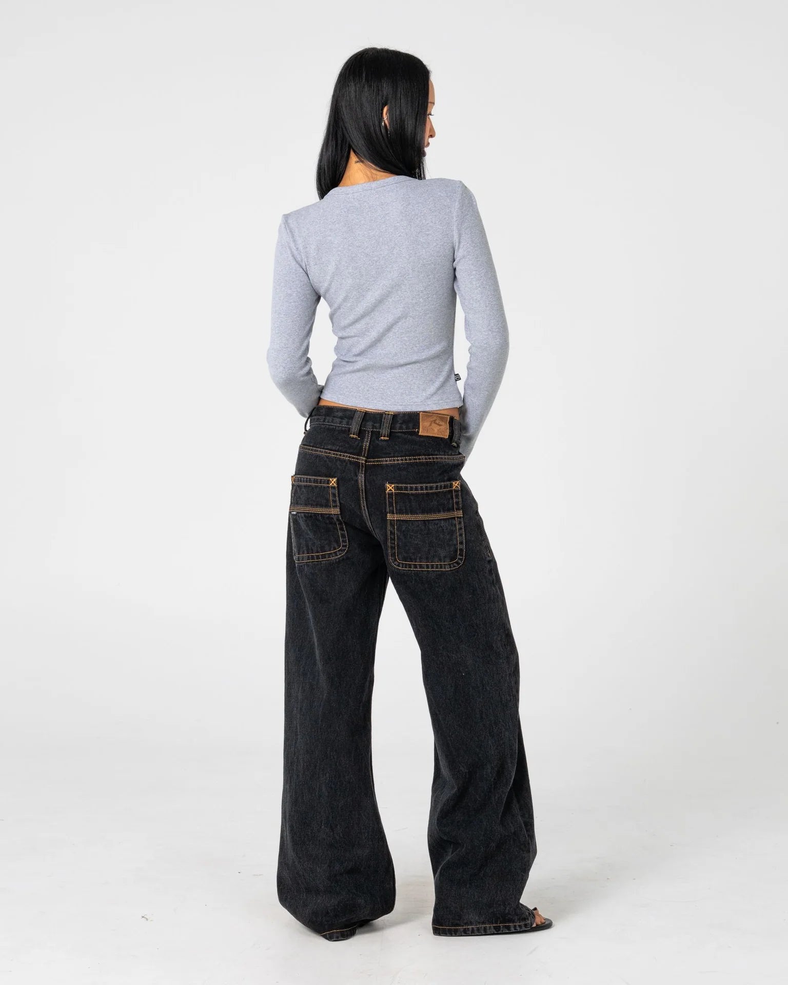 Rusty Wendy Wide Low Rise Jean