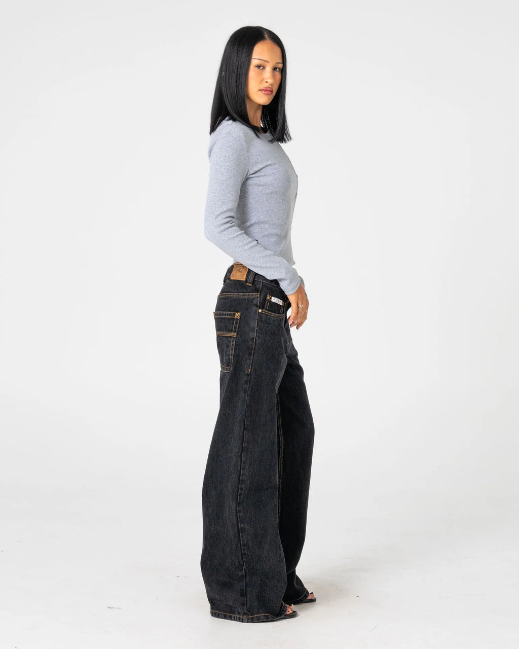 Rusty Wendy Wide Low Rise Jean