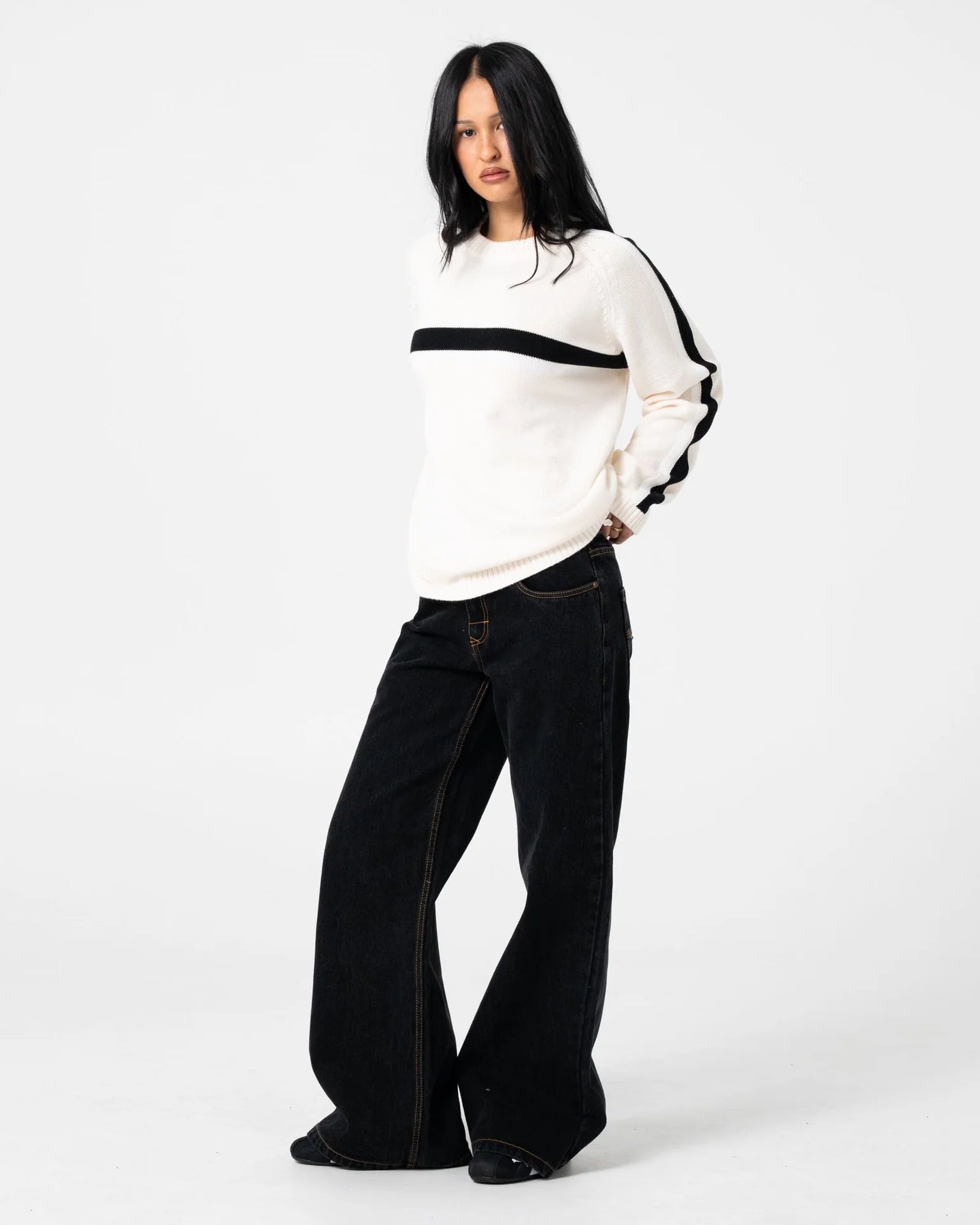 Rusty Wendy Wide Low Rise Jean