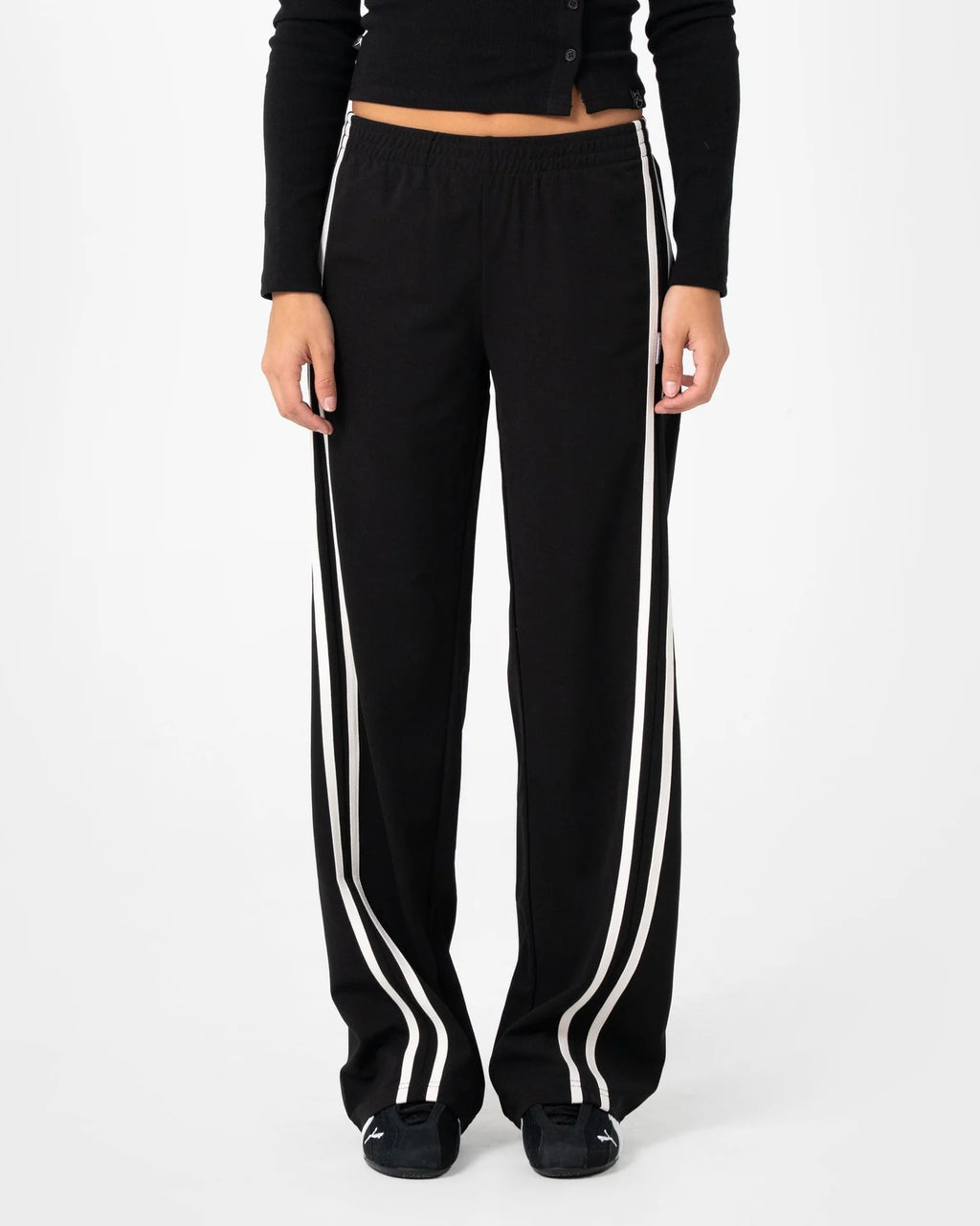 Rusty Bronson Side Stripe Low Rise Trackpant