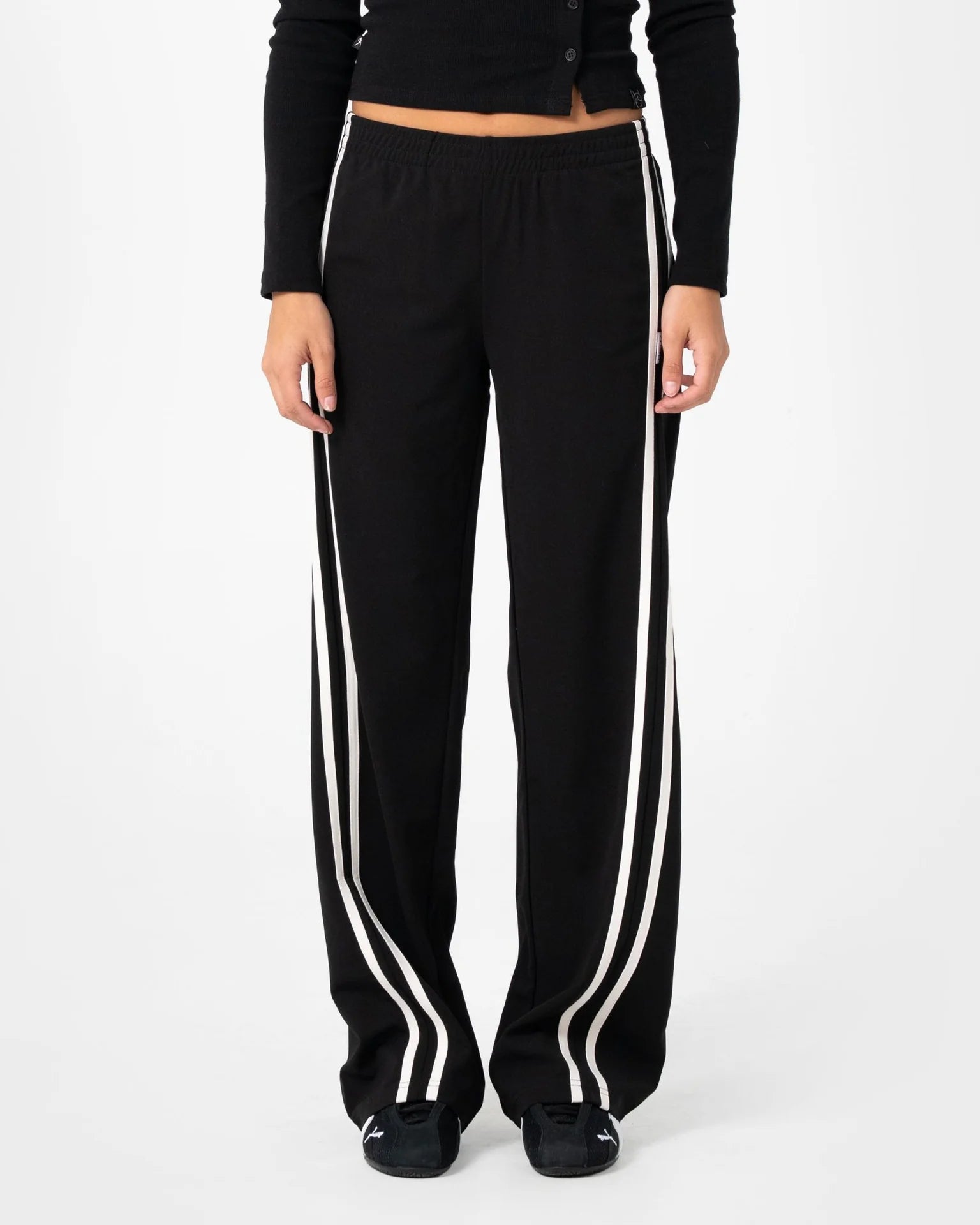 Rusty Bronson Side Stripe Low Rise Trackpant