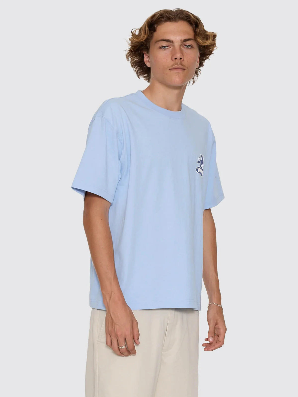 Worship Shadow Cherub Tee - Dream Blue