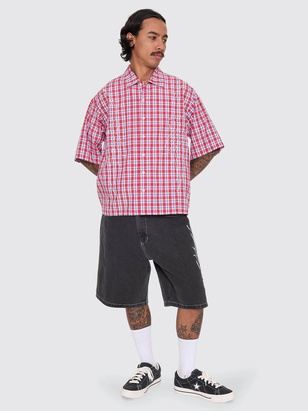 Worship Pitted Big Dawg Jean Short - Used Black