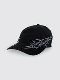 Worship Pitted 6 Panel Hat - Black