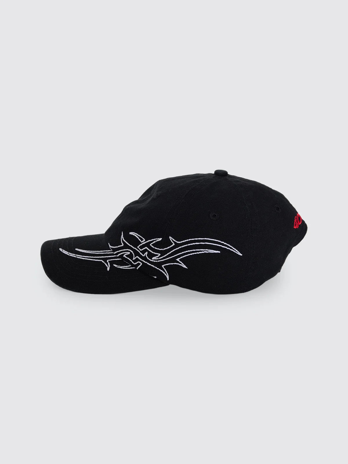 Worship Pitted 6 Panel Hat - Black