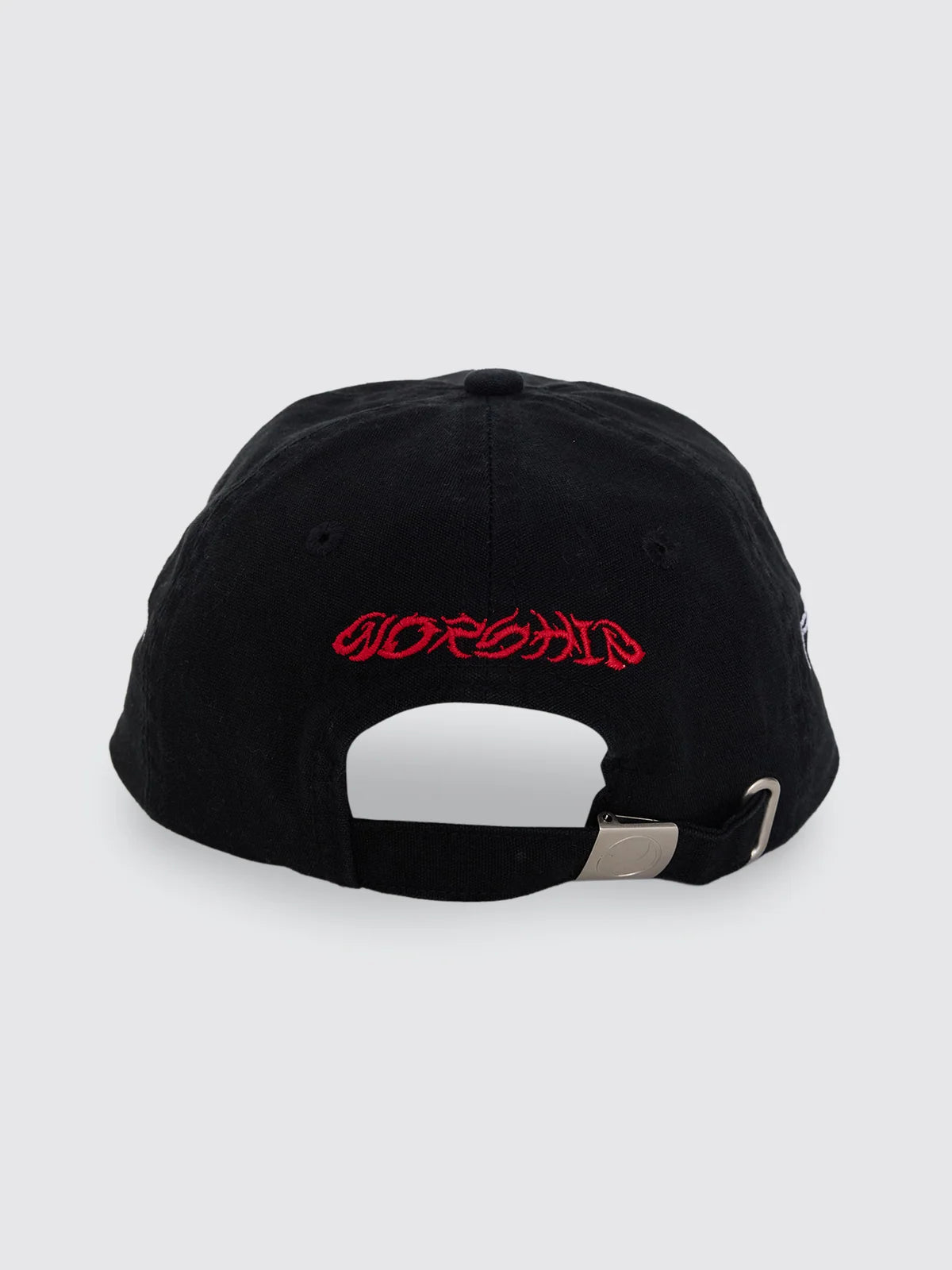 Worship Pitted 6 Panel Hat - Black