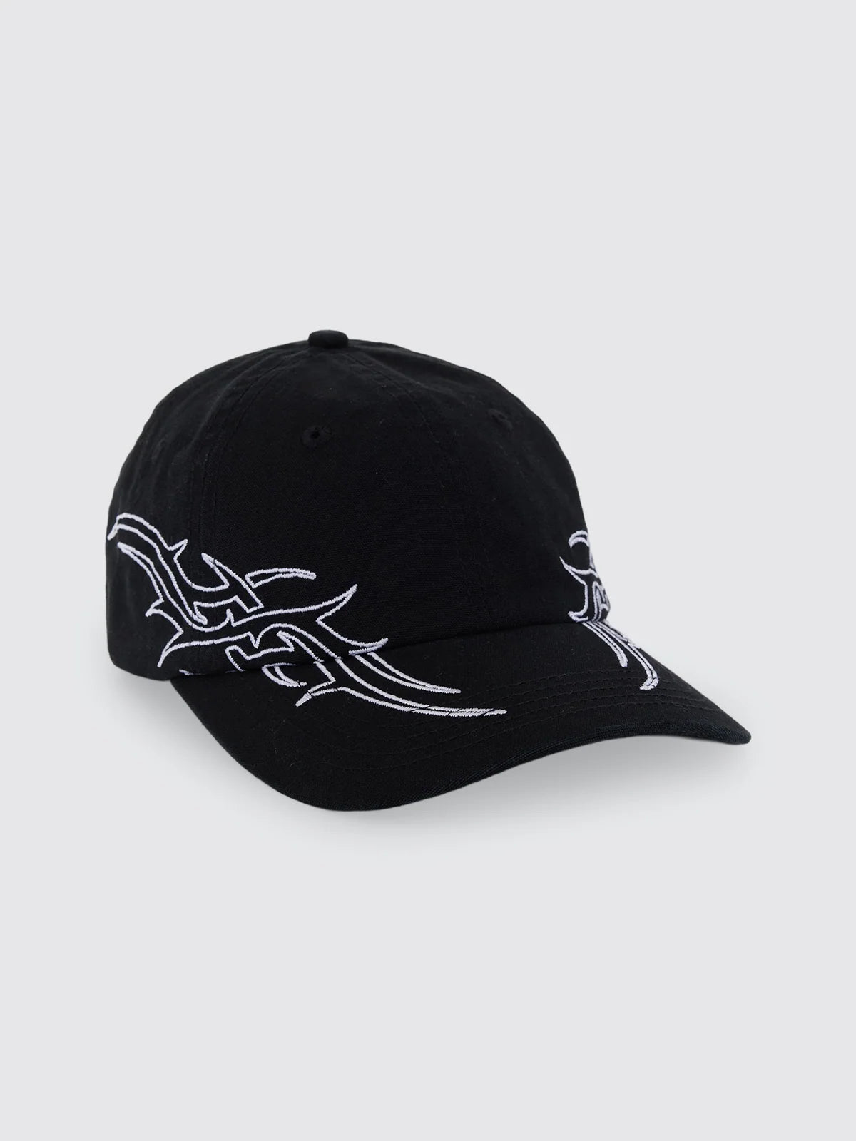 Worship Pitted 6 Panel Hat - Black