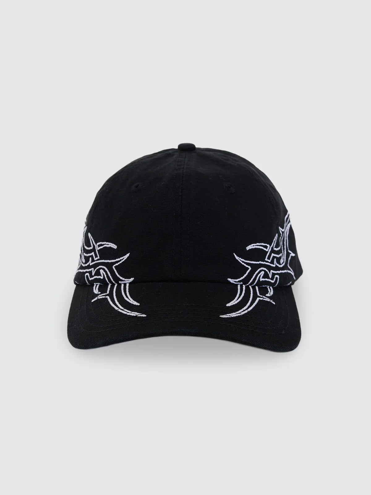 Worship Pitted 6 Panel Hat - Black