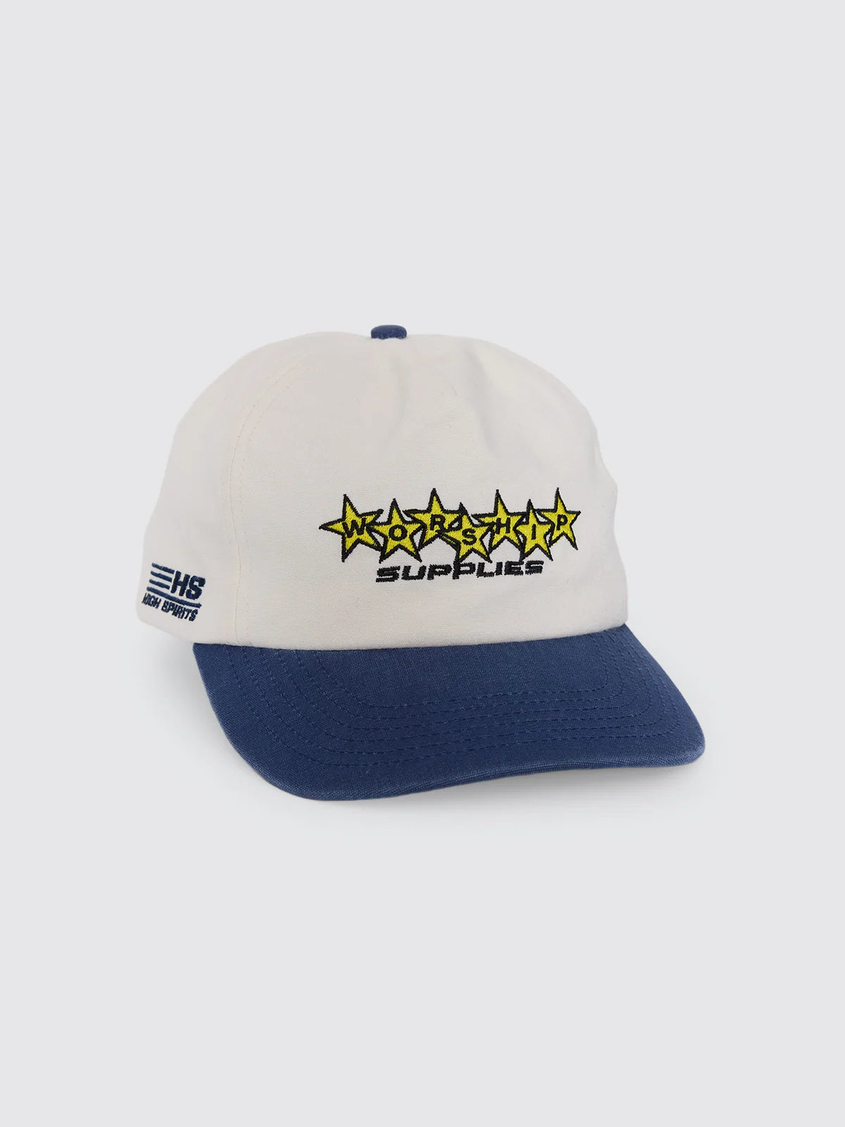 Worship Feeva 5 Panel Hat  Coconut - Blue