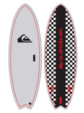 Quiksilver Fish 6'0" Softboard Black Grey