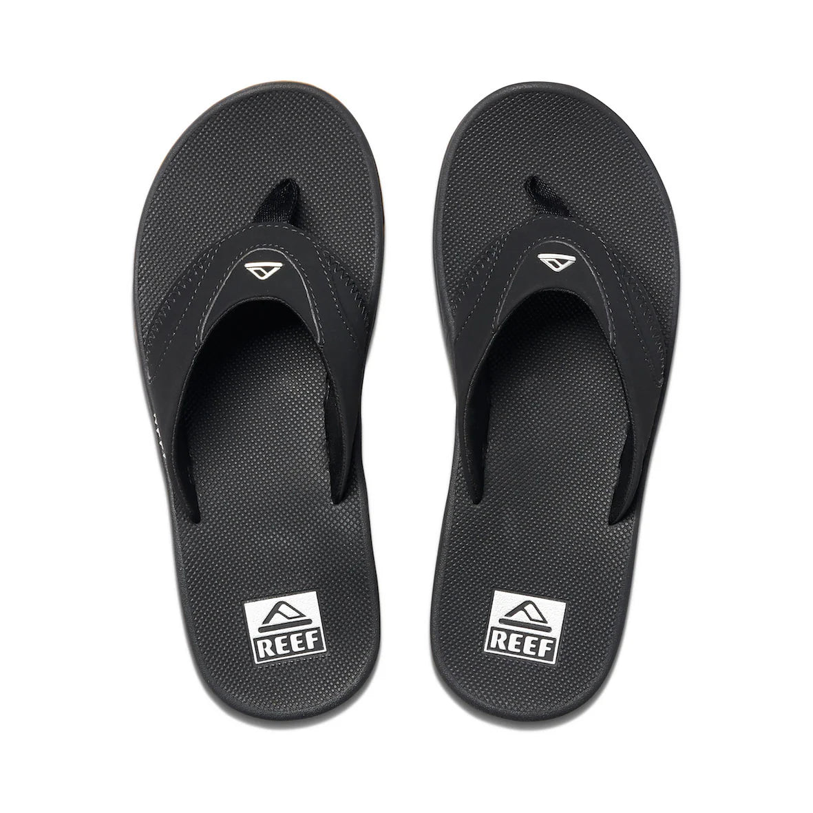 Reef Fanning Thong Black/Silver