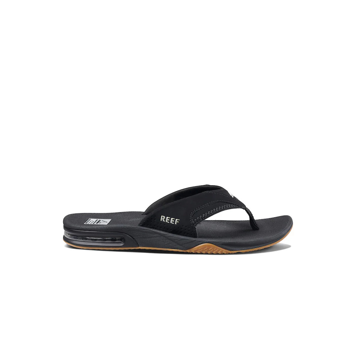 Reef Fanning Thong Black/Silver