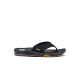 Reef Fanning Thong Black/Silver