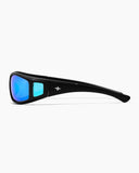 Ritual Vision Dragster Matte Black / Blue Reflective Polarised