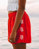 Roxy Chase Elastic Waist Shorts