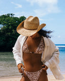 Roxy Wild Thang Tiki Tri Bikini Top