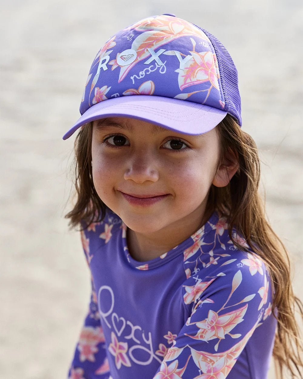 Roxy Sweet Emotions Trucker Cap Girls 2-7