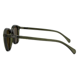 Sin Eyewear Risky Business Crystal Green Brown Sunglasses