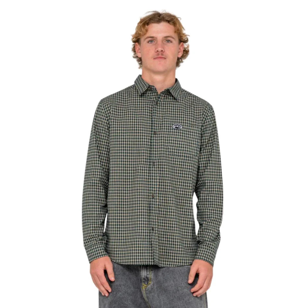 Rusty Datsun Check Long Sleeve Shirt
