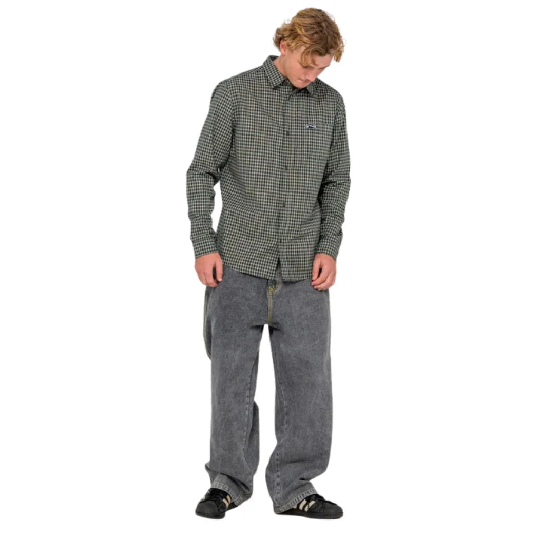 Rusty Datsun Check Long Sleeve Shirt