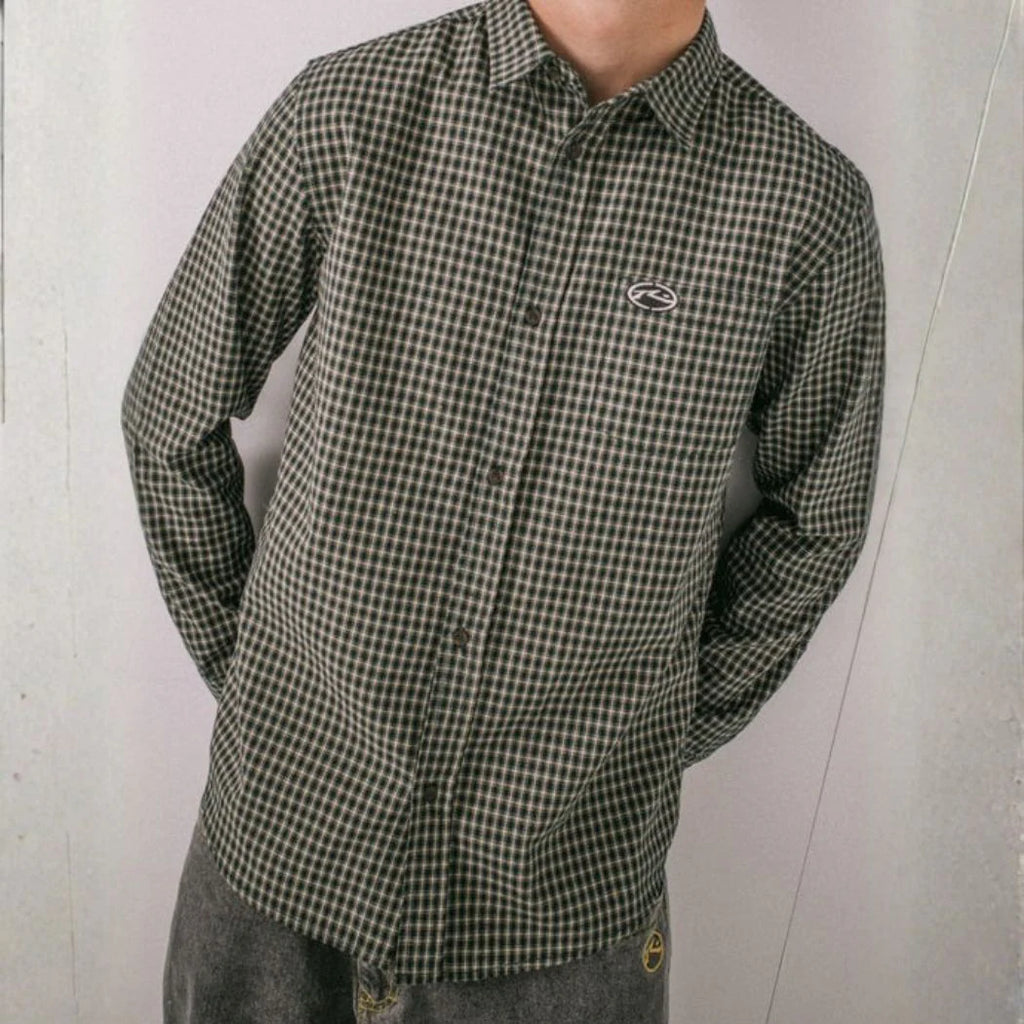 Rusty Datsun Check Long Sleeve Shirt