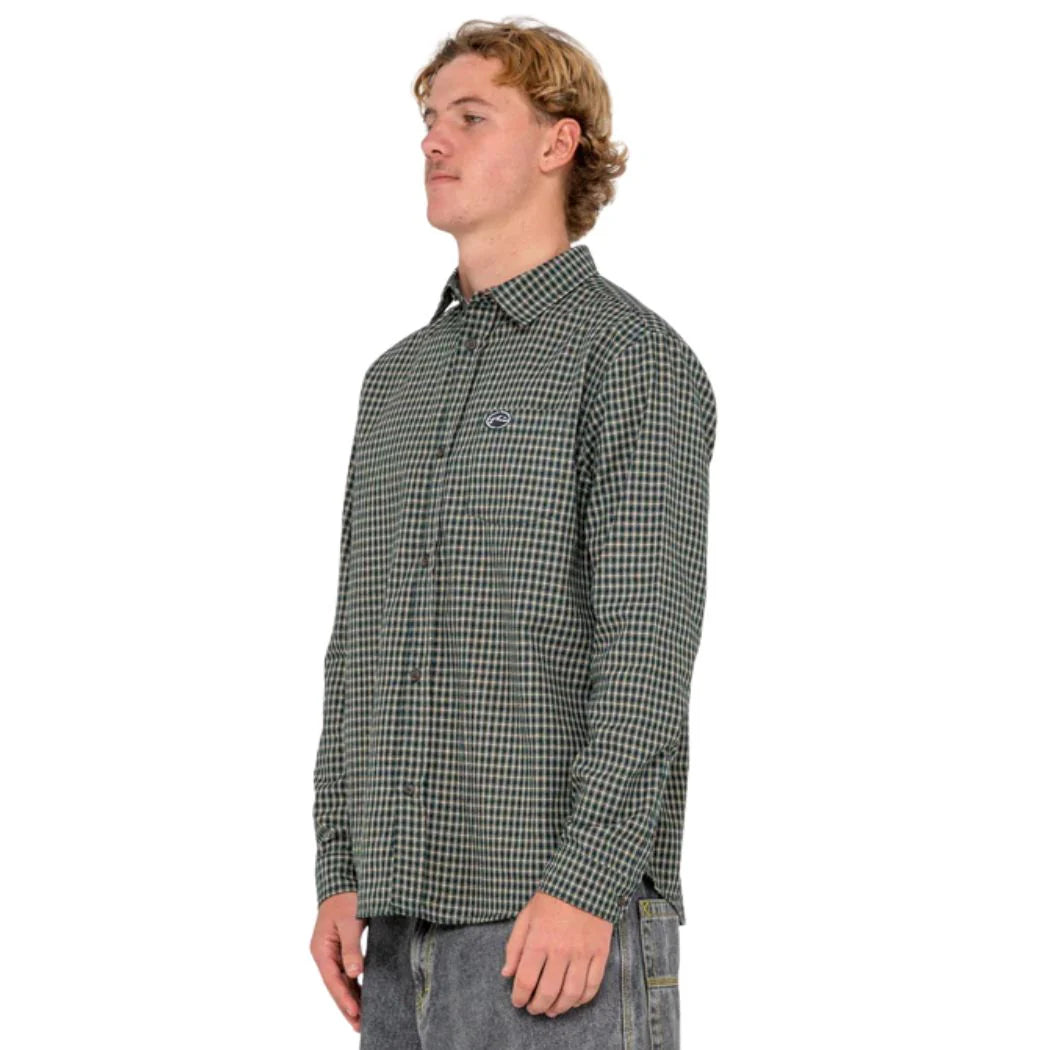 Rusty Datsun Check Long Sleeve Shirt