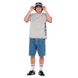 Rusty White Lines Bucket Hat