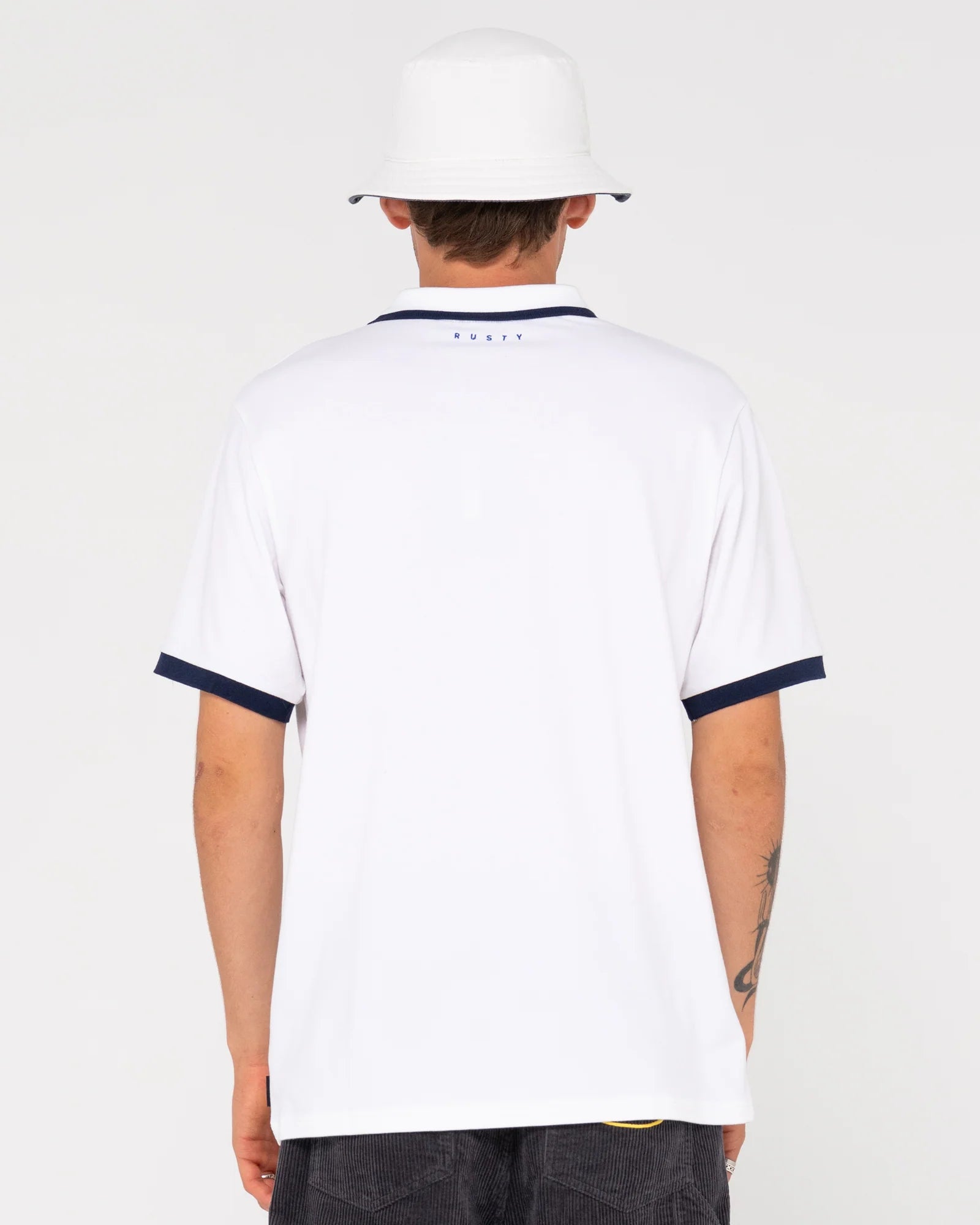 Rusty Fore Right Tipped Short Sleeve Polo
