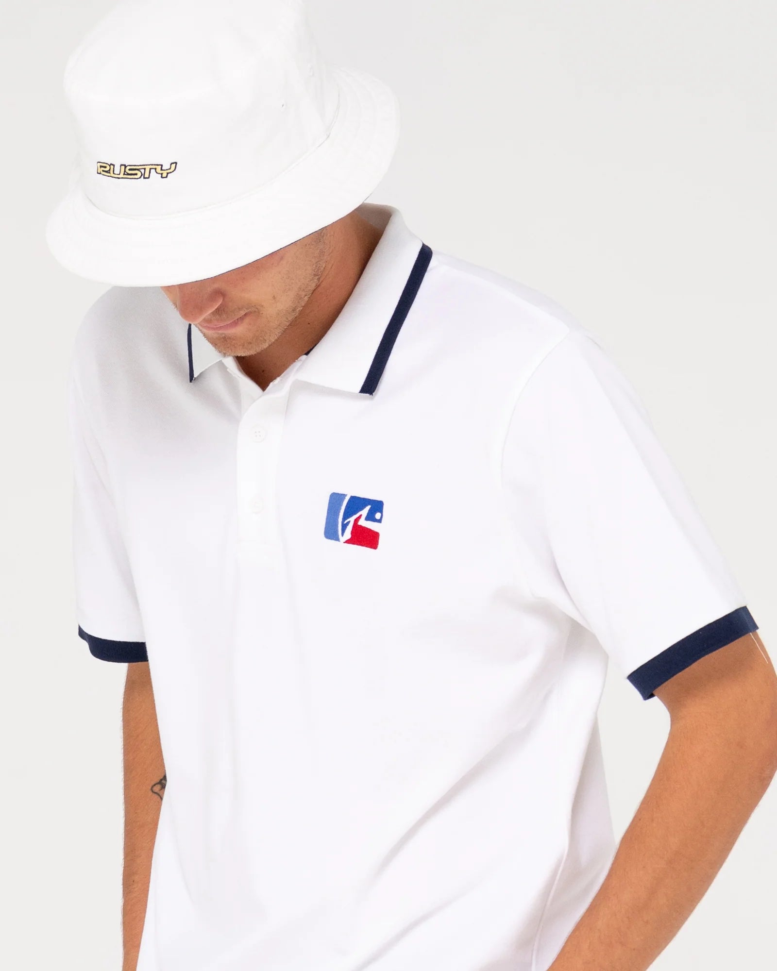 Rusty Fore Right Tipped Short Sleeve Polo
