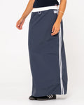 Double Trouble Elastic Waist Maxi Skirt