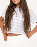 Camila Stripe Tee Girls