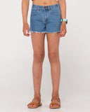 Penny Kick Flare Denim Short Girls