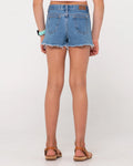 Penny Kick Flare Denim Short Girls