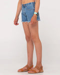 Penny Kick Flare Denim Short Girls