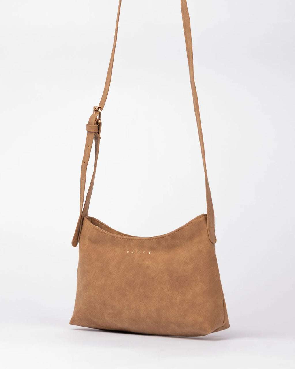Rusty Aria Suede Crossbody Bag