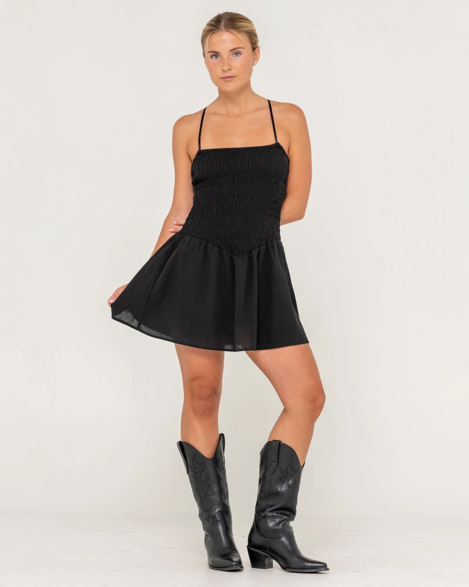 Rusty Mimi Bubble Mini Dress