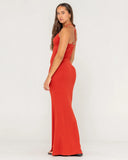 Rusty Nicky Fitted Slip Maxi Dress