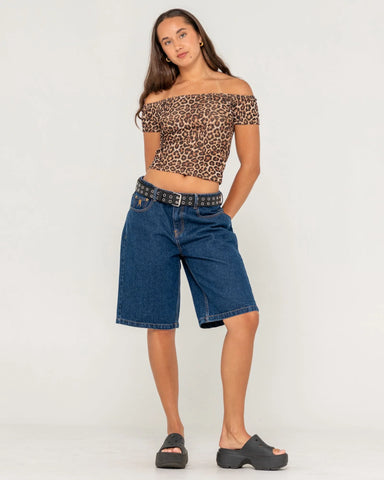 Rusty Ciao Bella Off Shoulder Top