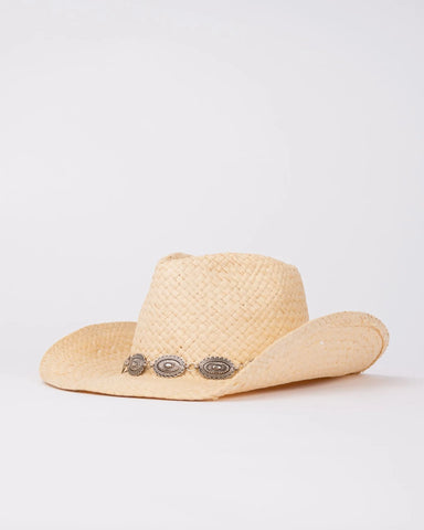 Rusty Howdy Cowboy Natural Straw Hat