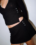 Rusty I Kissed A Pearl Lace Mini Skirt