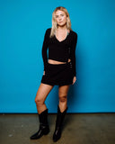 Rusty I Kissed A Pearl Lace Mini Skirt