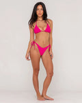 Rusty Sandalwood Midi Side Ties Bikini Pant