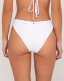 Rusty Sandalwood Textured Classic Bikini Bottom