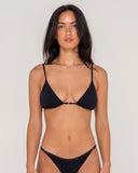 Rusty Sandalwood Ring Triangle Bikini Top